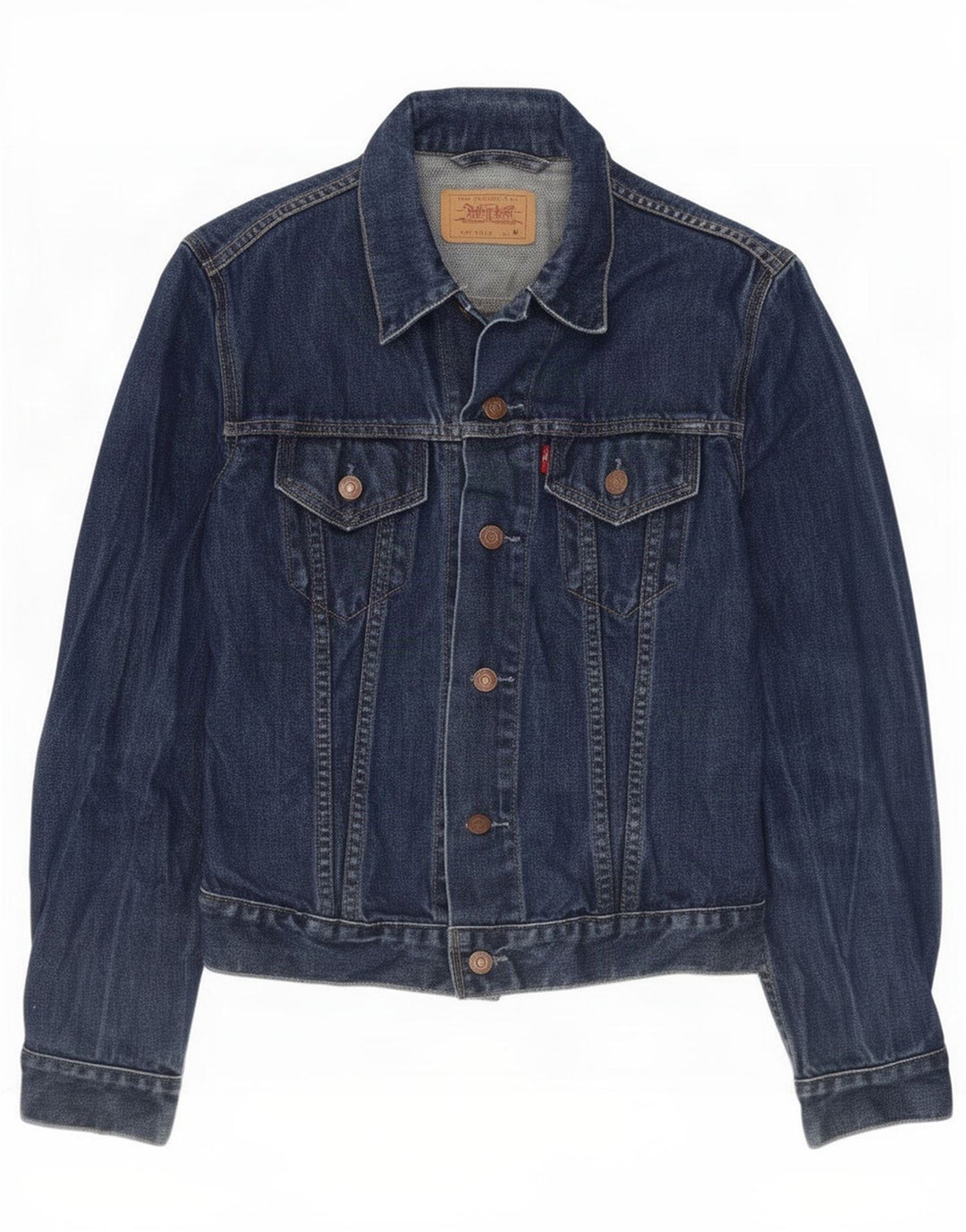 Levi's Chaqueta vaquera para mujer UK 12 Mediana Azul marino Algodón