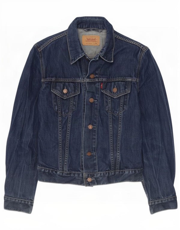 Levi's Chaqueta vaquera para mujer UK 12 Mediana Azul marino Algodón