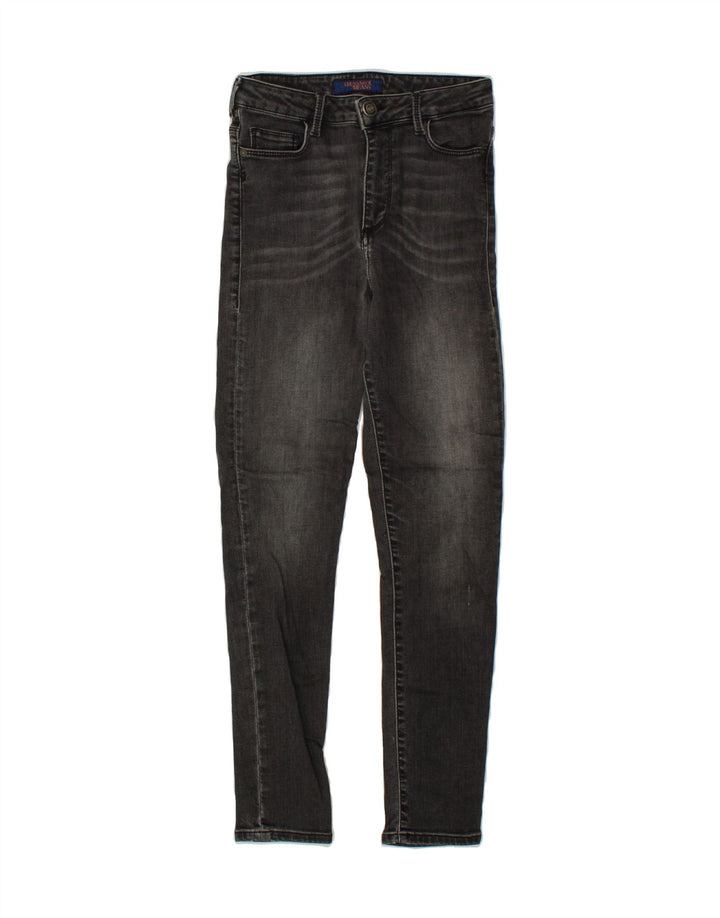 TRUSSARDI Womens Skinny Jeans W26 L26 Black Vintage Trussardi and Second-Hand Trussardi from Messina Hembry 