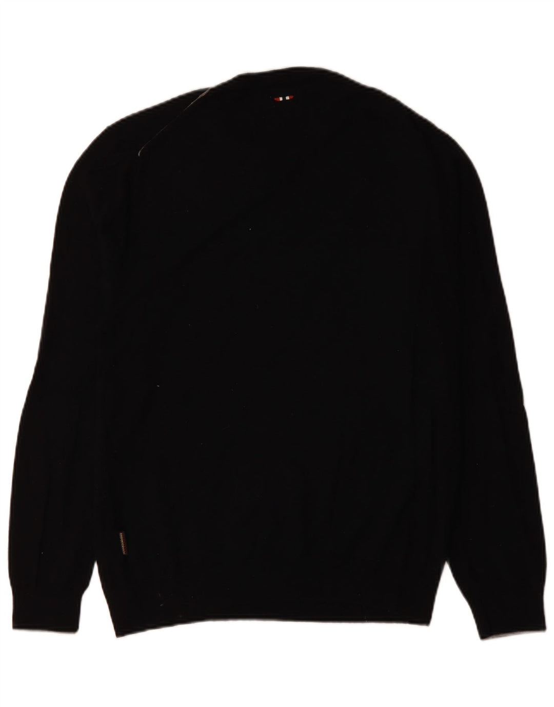 NAPAPIJRI Jersey De Cuello Redondo Para Hombre XL Lana Merino Negra