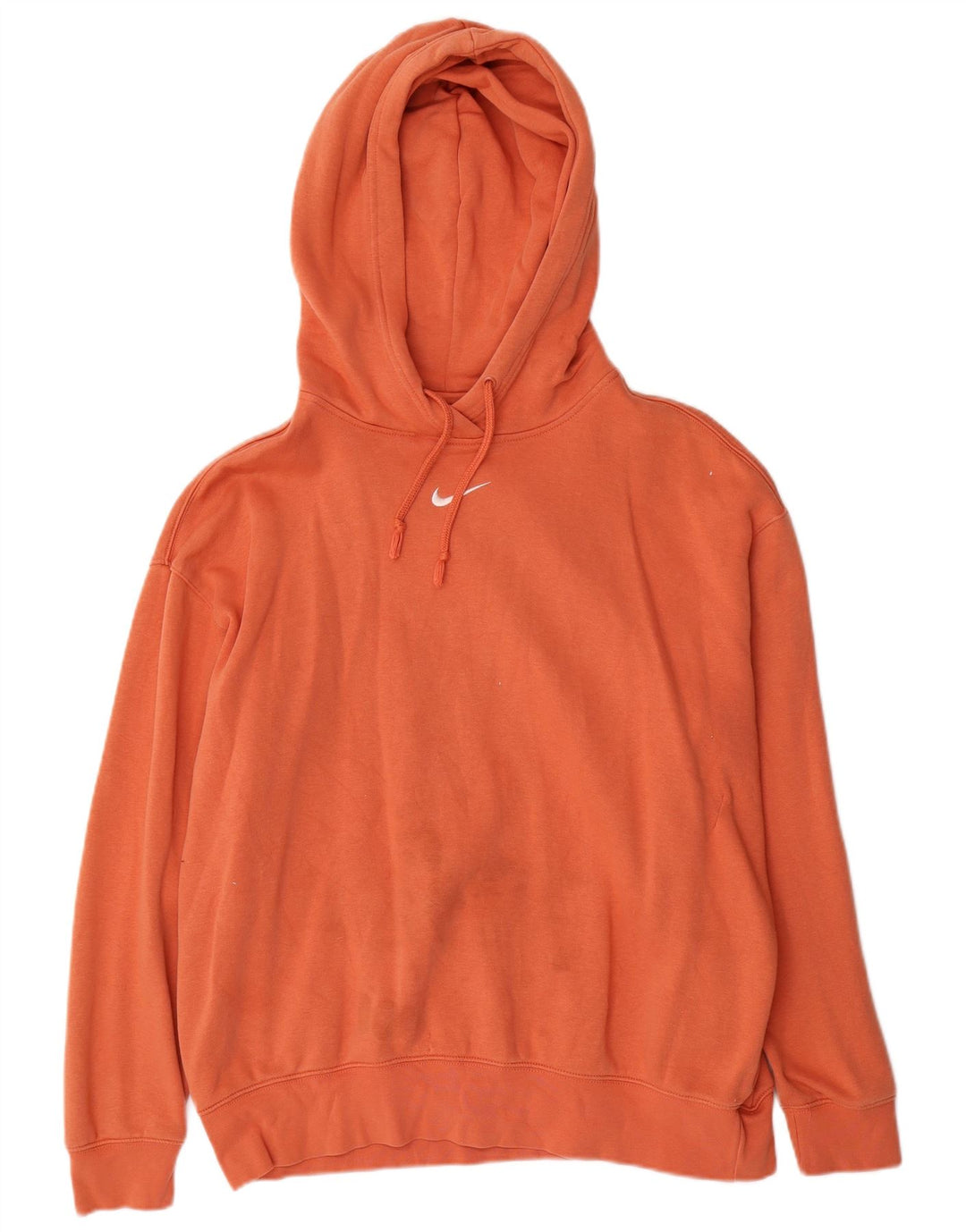 Nike - Sudadera con capucha para mujer, talla grande, algodón, color naranja