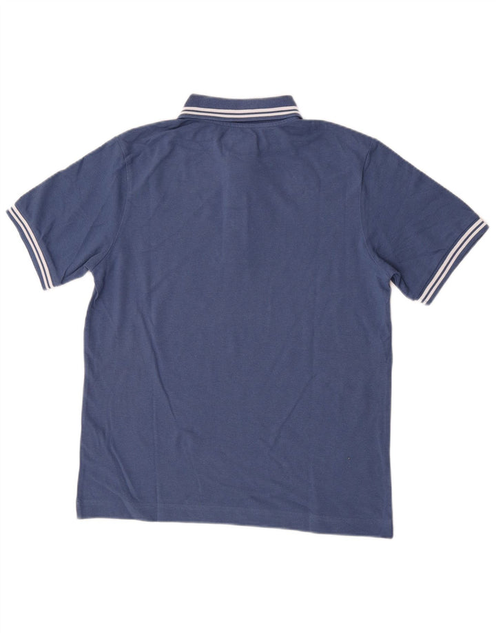Polo Kappa Hombre Small Azul Algodón