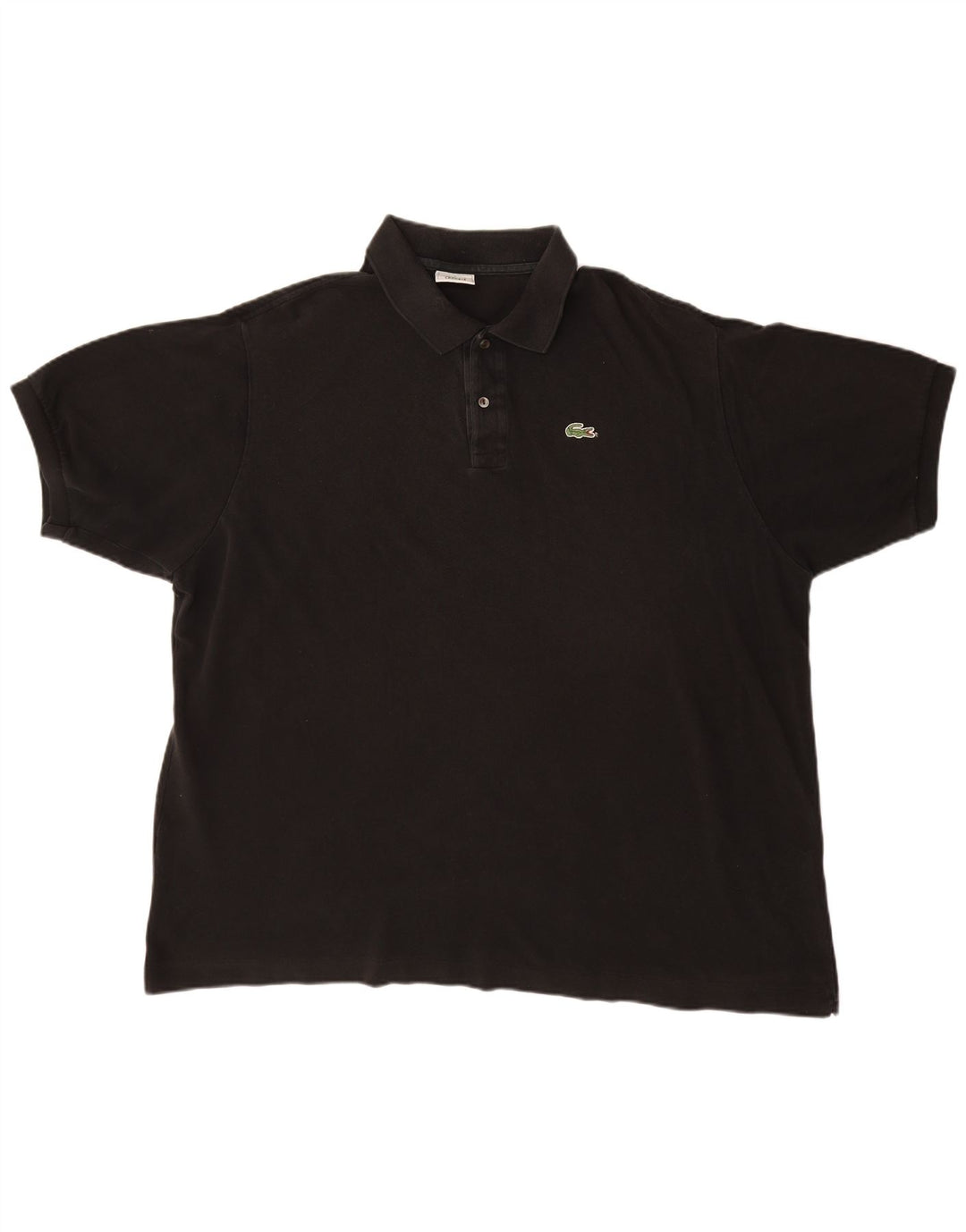 LACOSTE Polo para hombre Talla 9 4XL Algodón negro