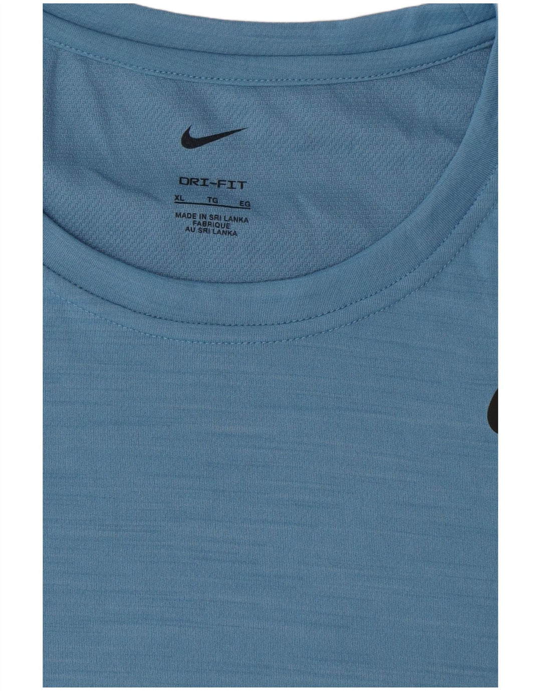 Camiseta Nike Dri Fit para hombre Top XL Poliéster azul