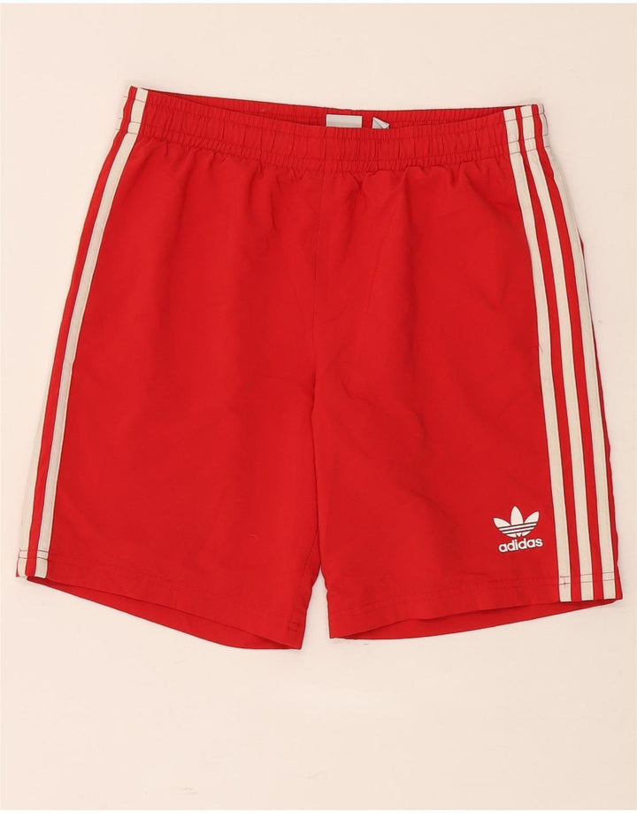 Adidas Pantalón Corto Deportivo Niño 13-14 Años Rojo Poliéster