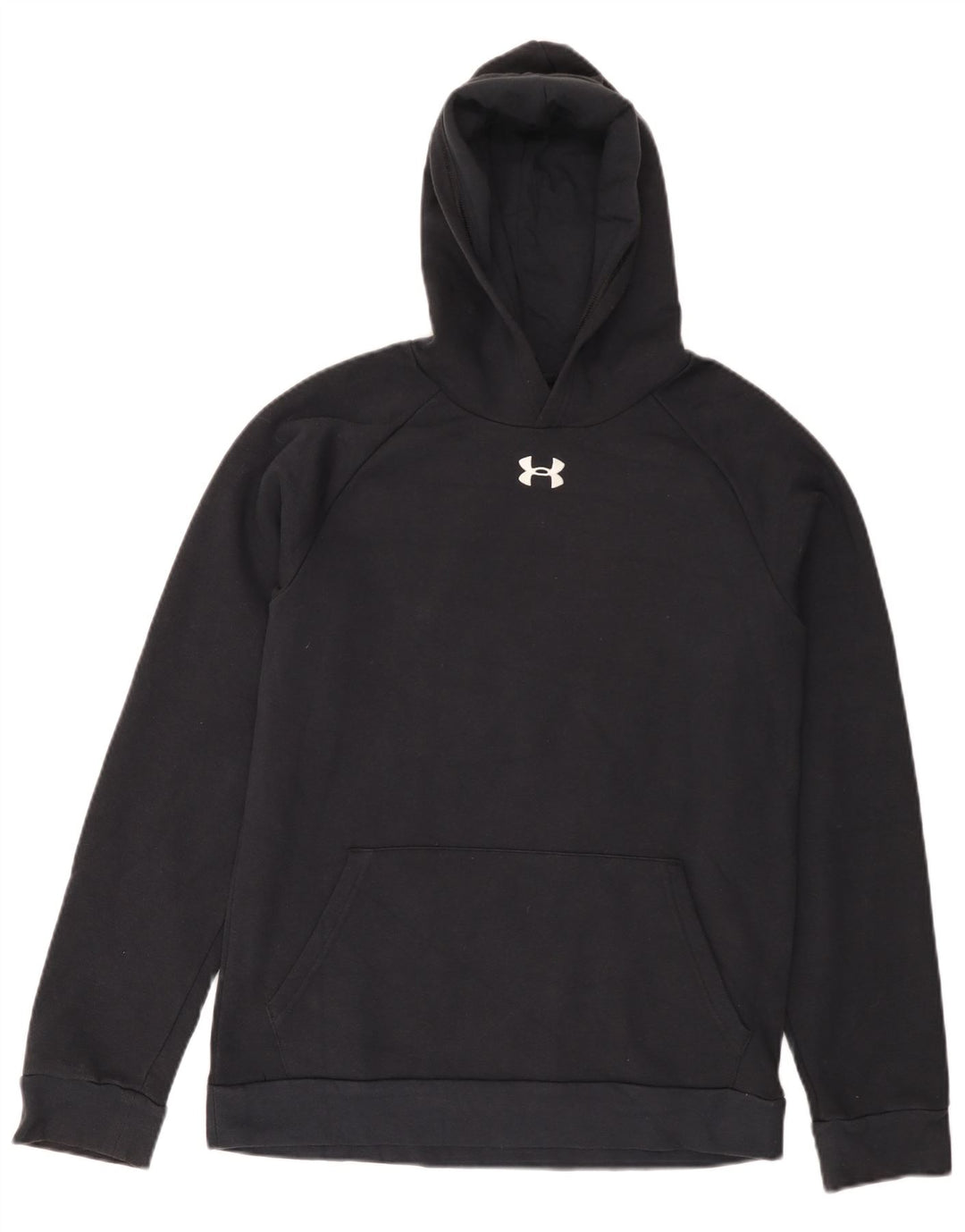 UNDER ARMOUR Sudadera con capucha para niños 13-14 años XL Algodón negro