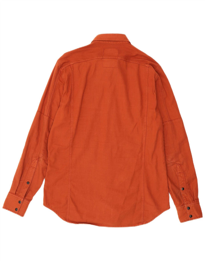 G-Star Hombre Camisa Vaquera De Algodón Naranja Medio