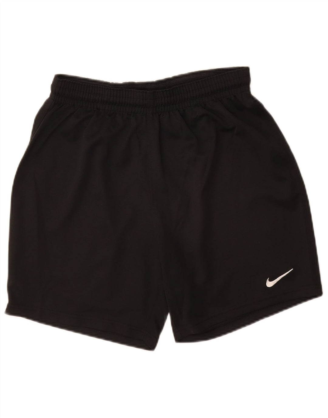 NIKE Pantalones cortos deportivos para hombre, talla pequeña, poliéster negro