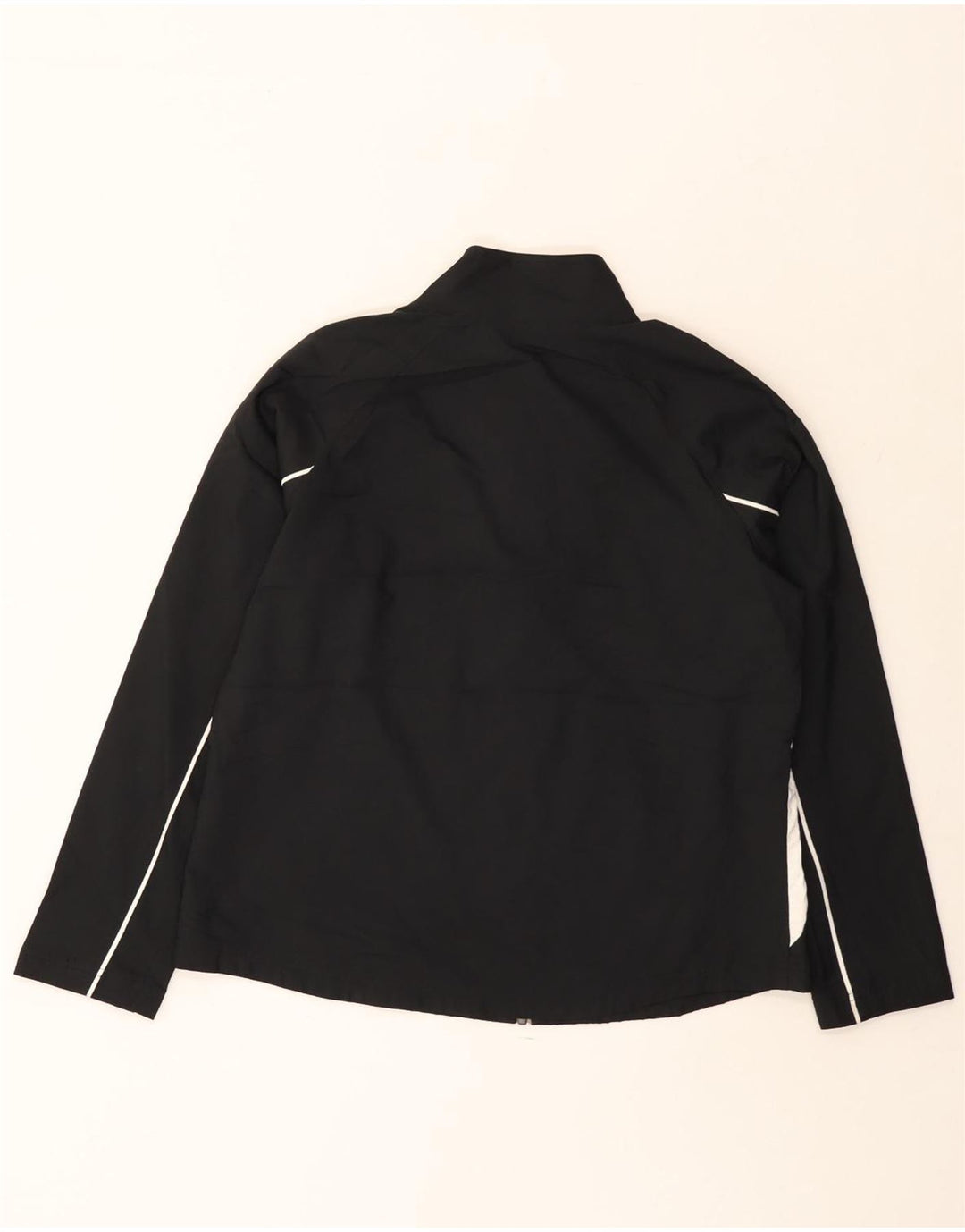 Reebok Chaqueta de chándal para mujer UK 46 Grande Negro Colorblock Poliéster