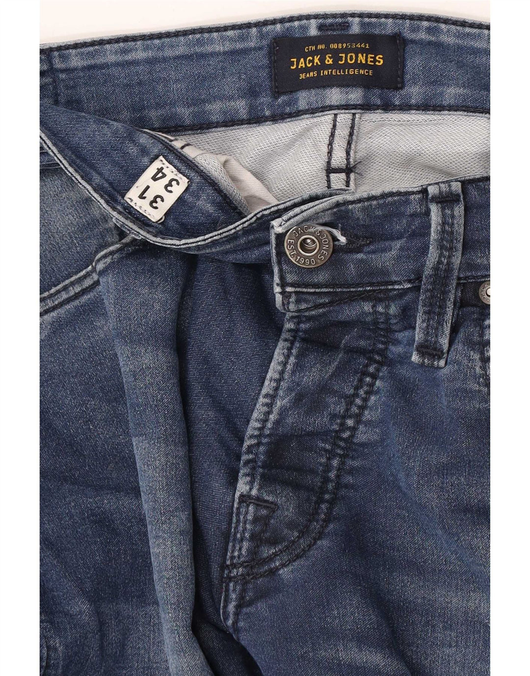 Jack & Jones Hombre GLENN Slim Jeans W31 L34 Azul