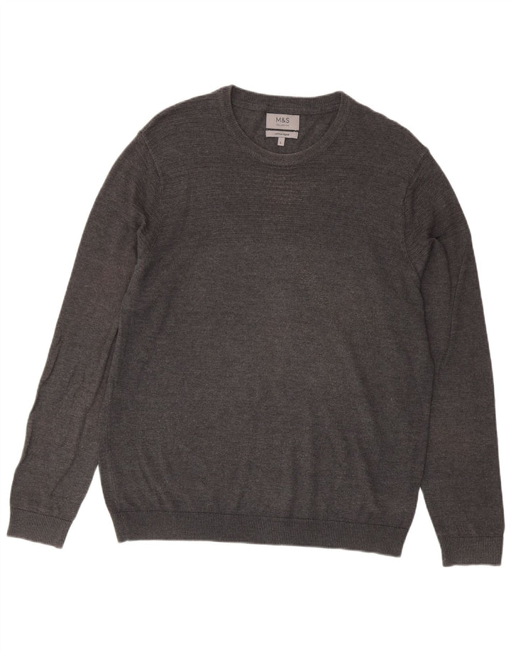 Marks & Spencer Suéter De Cuello Redondo Para Hombre Acrílico Gris Grande