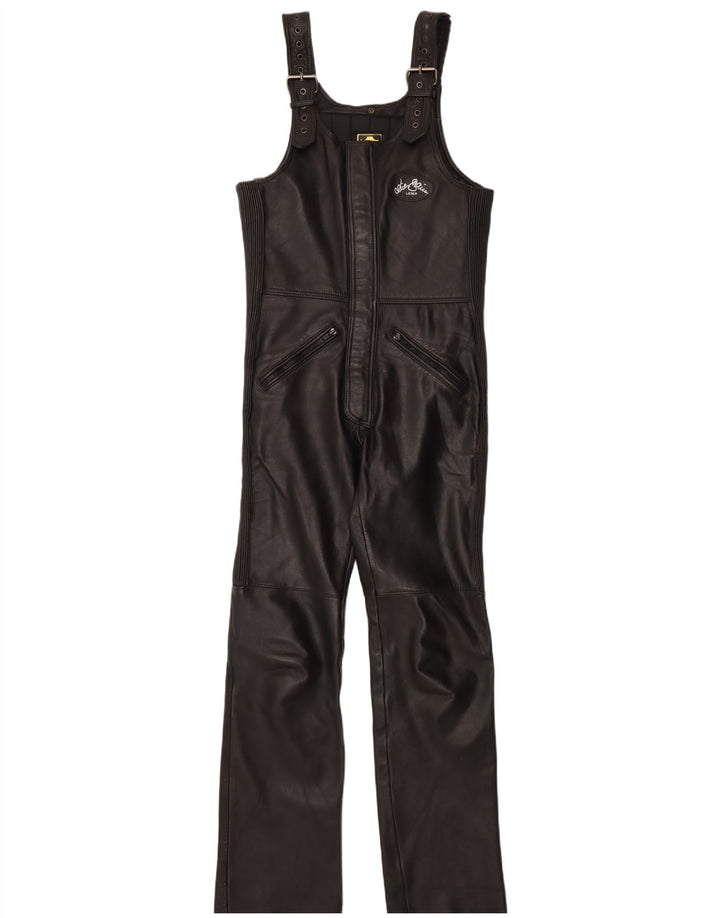 Mono de cuero vintage para hombre IT 52 Grande W34 L34 Negro