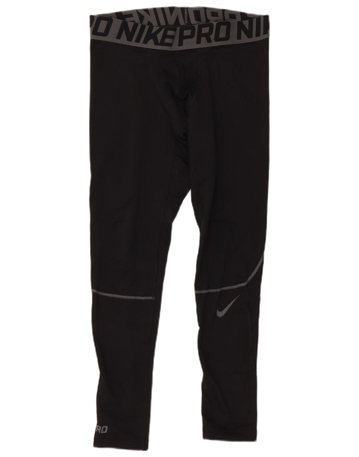 NIKE Leggings gráficos de compresión para hombre XL Poliéster negro