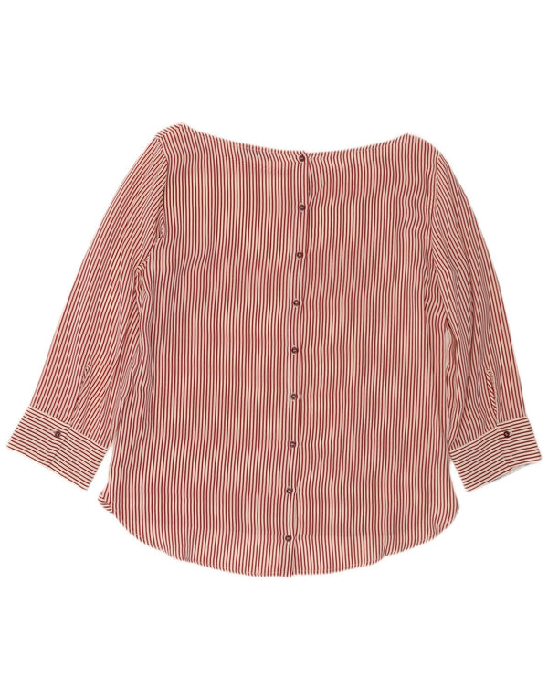 Max & Co. Top para mujer manga 3/4 UK 46 Large Red Pinstripe