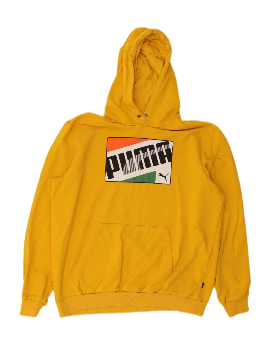 Puma Hombre Graphic Sudadera con capucha Jumper XL Amarillo