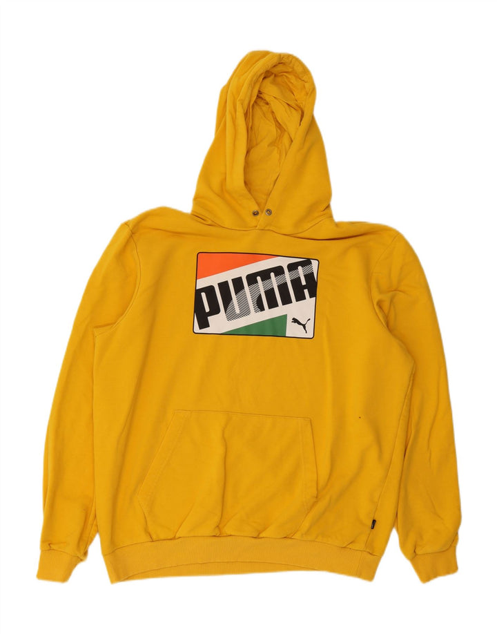 Puma Hombre Graphic Sudadera con capucha Jumper XL Amarillo