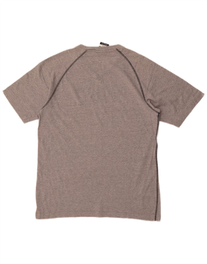 Champion Camiseta para hombre Top grande de algodón moteado gris