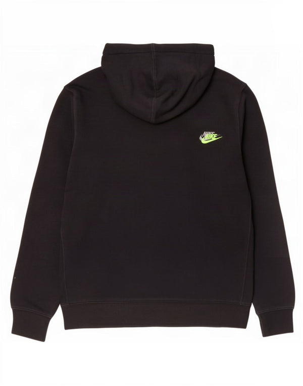Nike - Sudadera con capucha para hombre, talla grande, algodón negro