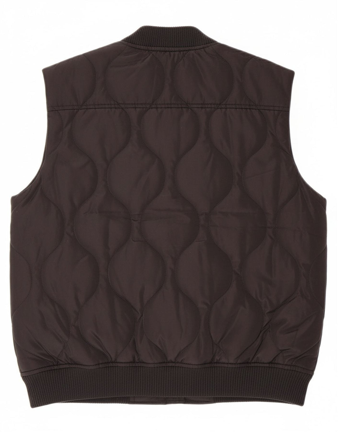 MARKS & SPENCER Boys Padded Gilet 11-12 Years Black Polyester