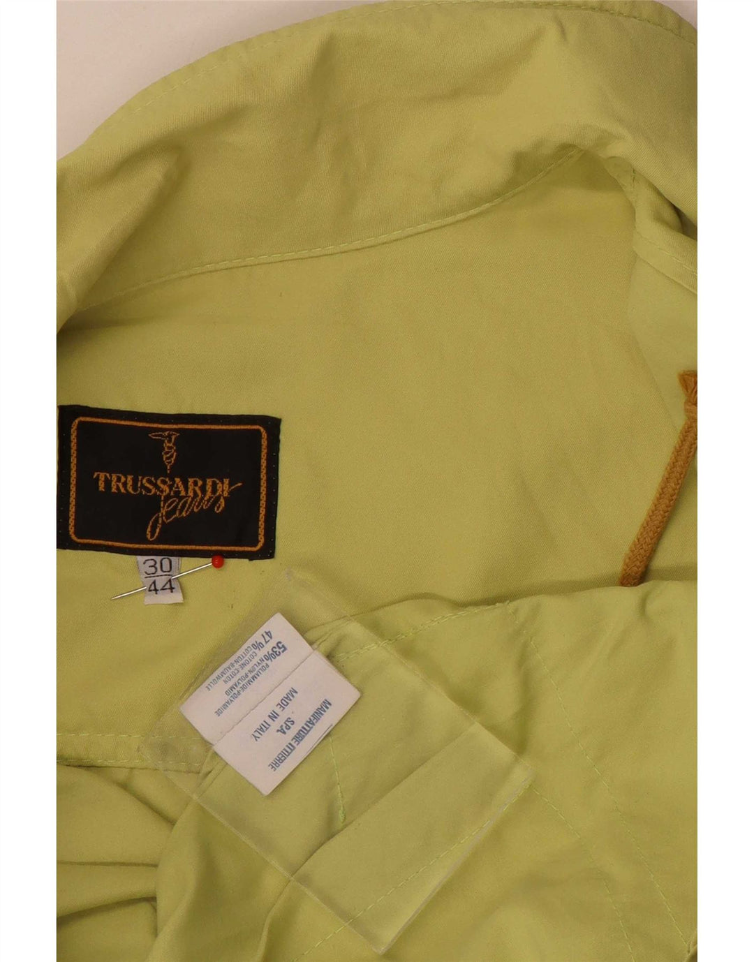 Cazadora Bomber Mujer Trussardi Jeans Oversize IT 44 Poliamida Verde Medio
