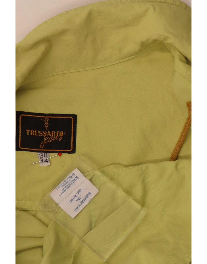 Cazadora Bomber Mujer Trussardi Jeans Oversize IT 44 Poliamida Verde Medio