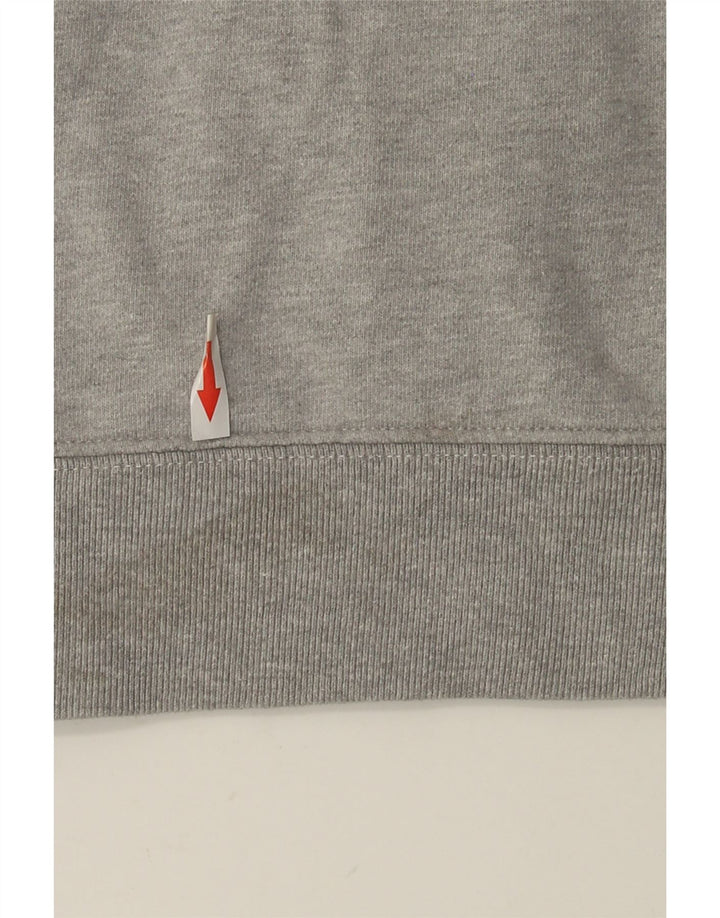 Zara Hombre Sudadera Con Capucha Jersey De Algodón Color Block Gris Medio