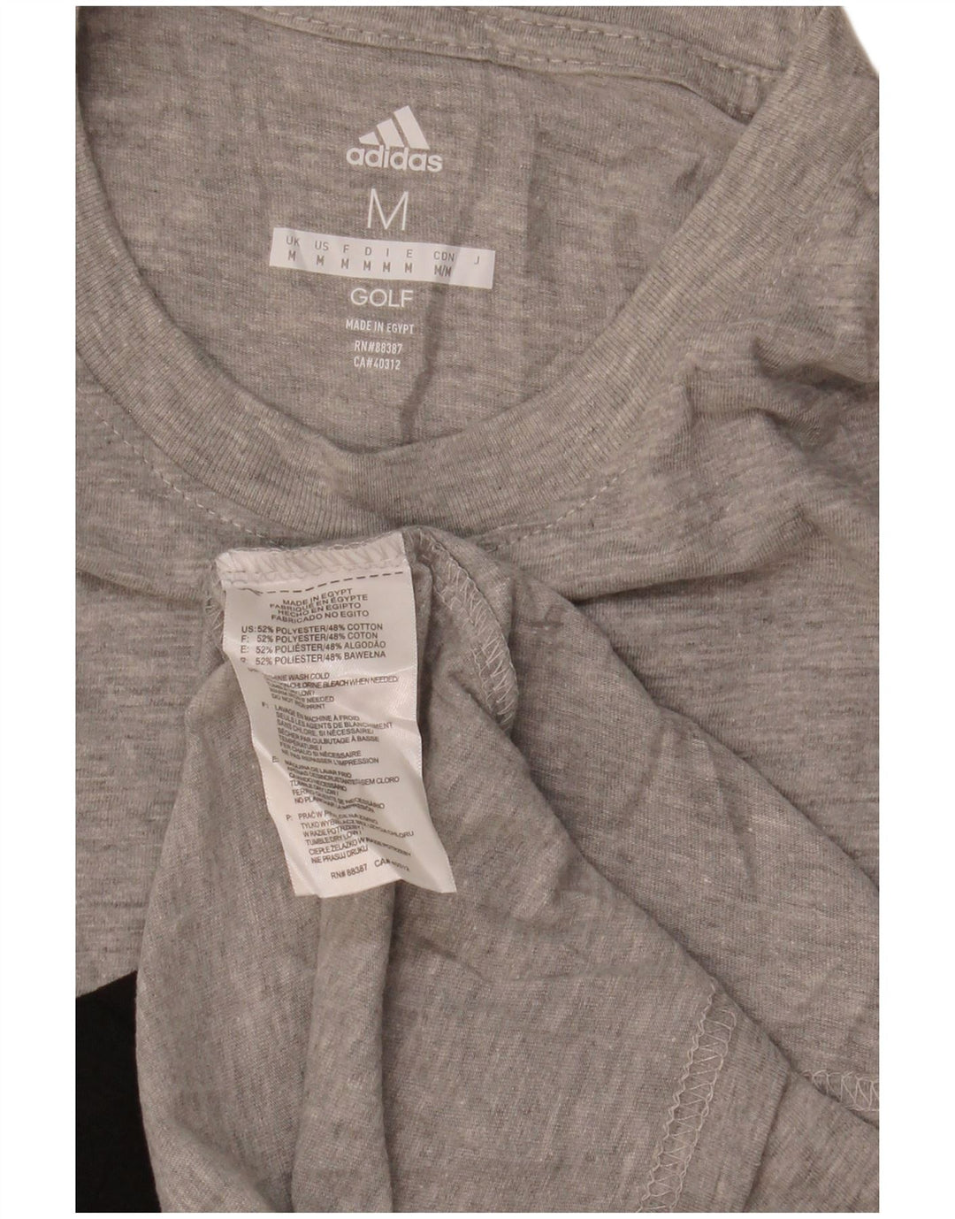 Adidas Hombre Graphic Top Manga Larga Poliéster Moteado Gris Medio