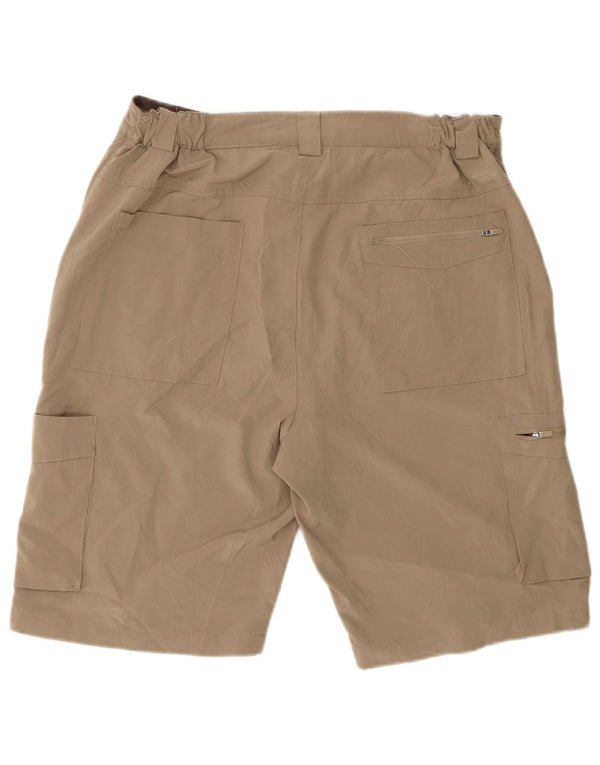 Pantalones cortos tipo cargo para hombre Mountain Warehouse W34 Large Khaki