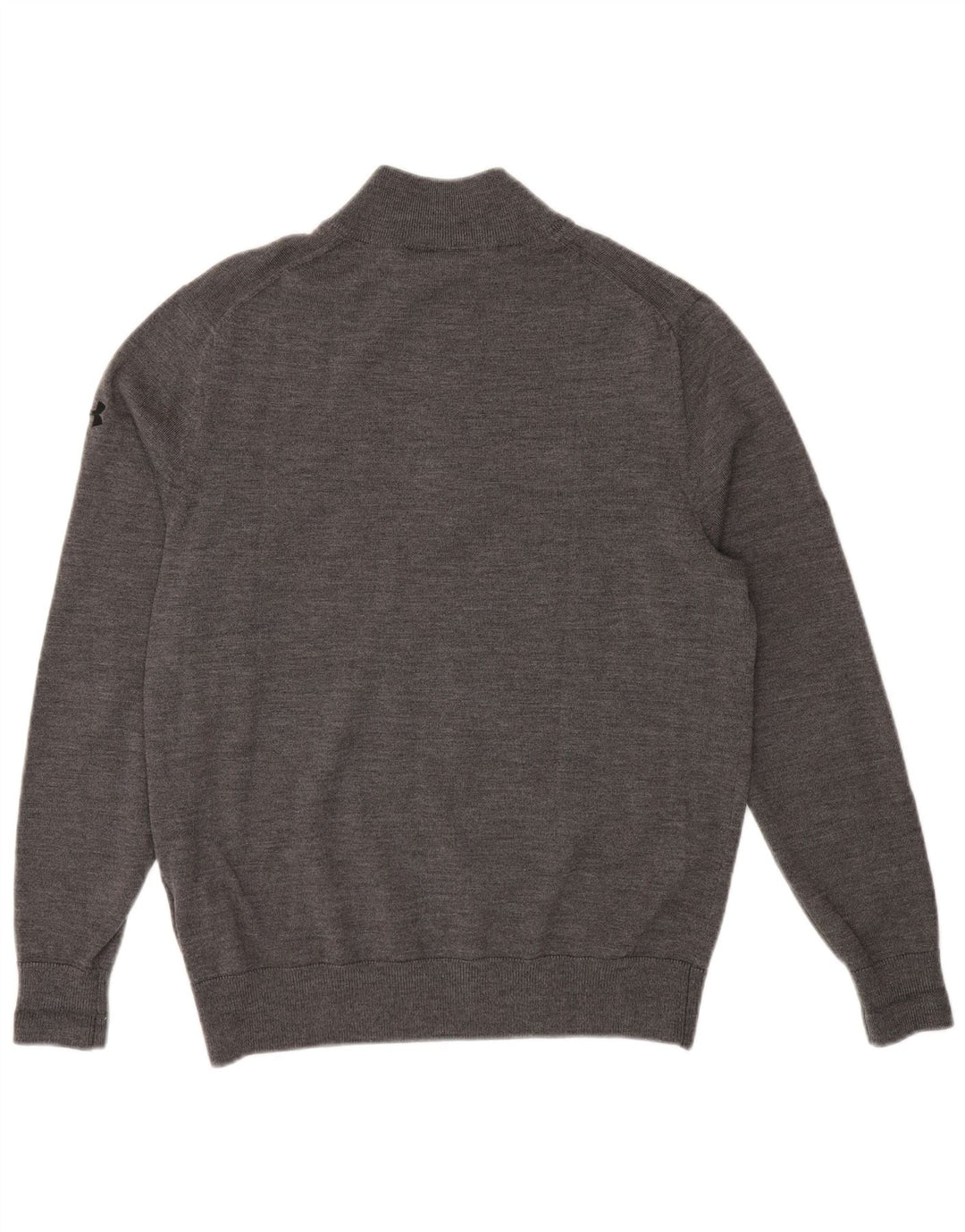 UNDER ARMOUR Suéter tipo jersey con cuello con cremallera y gráfico alto para hombre Gris medio
