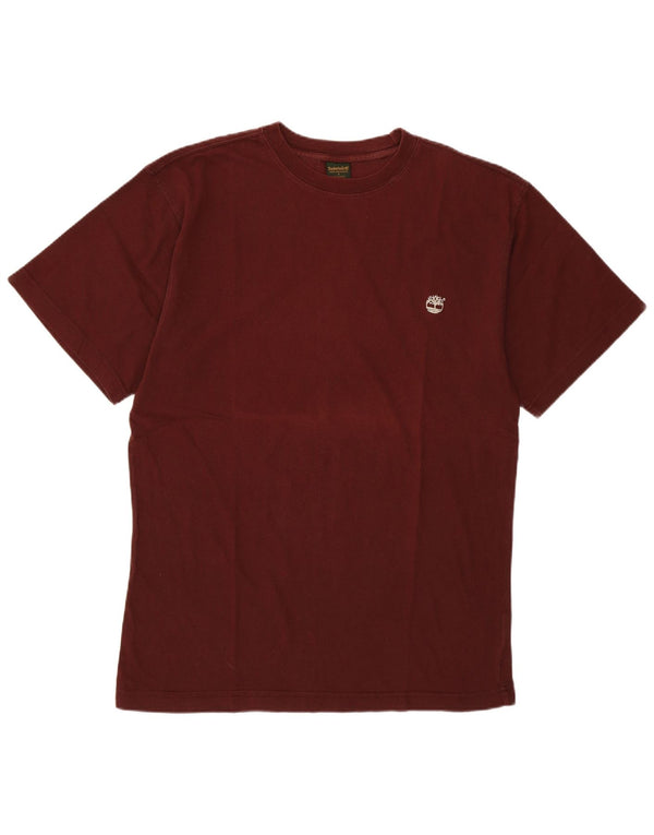 Timberland Camiseta Hombre Top Small Borgoña Algodón