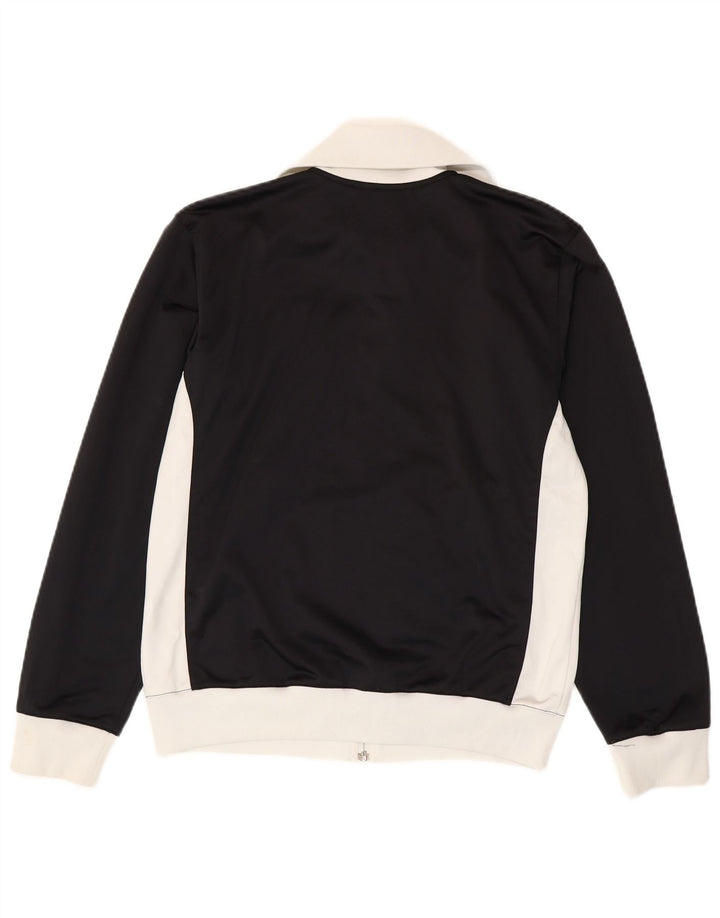 Puma Hombre Chándal Top Chaqueta Pequeña Negro Colorblock Poliéster