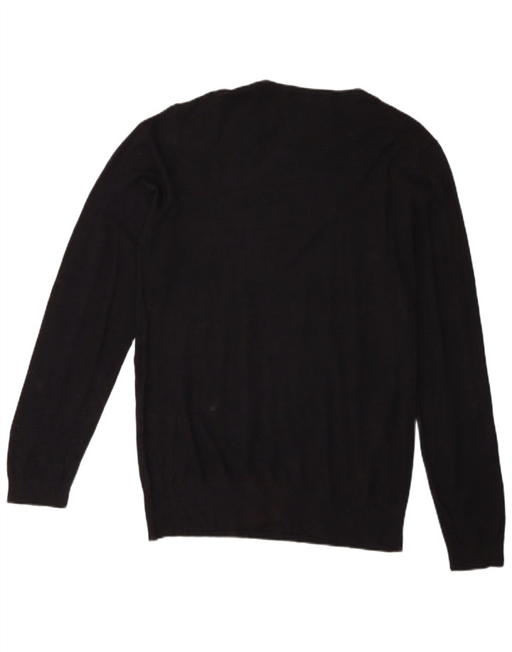 Zara Hombre Jersey Cuello Redondo Jersey XL Negro