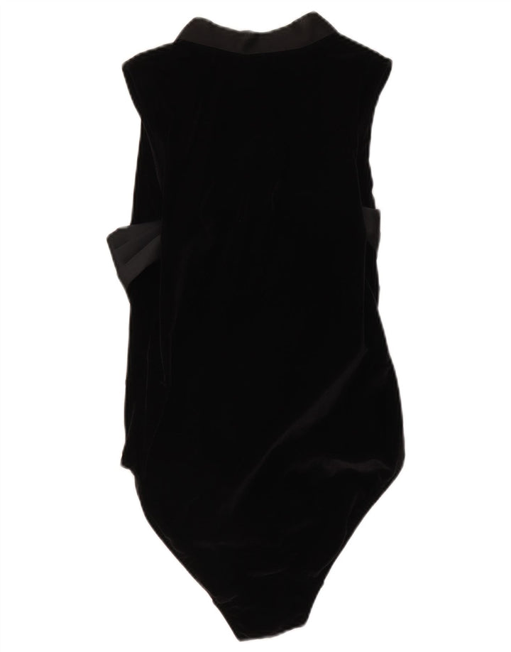 IMEC Body sin mangas de terciopelo para mujer IT 48 XL Negro