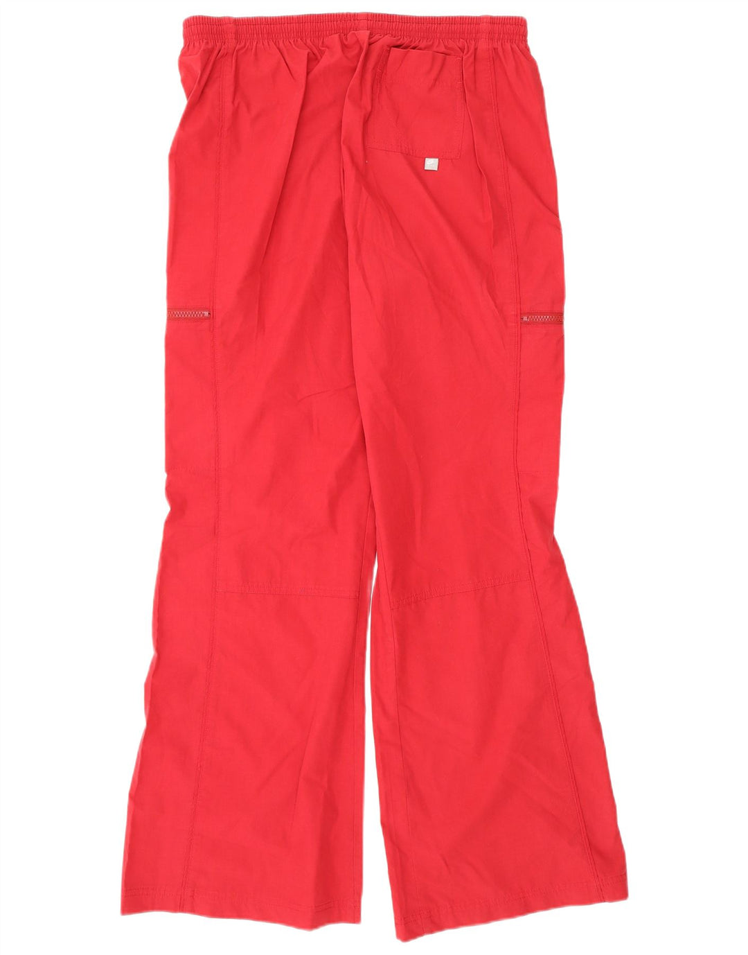 Nike Mujer Cargo Chándal Pantalones UK 14/16 Grande Rojo Poliéster