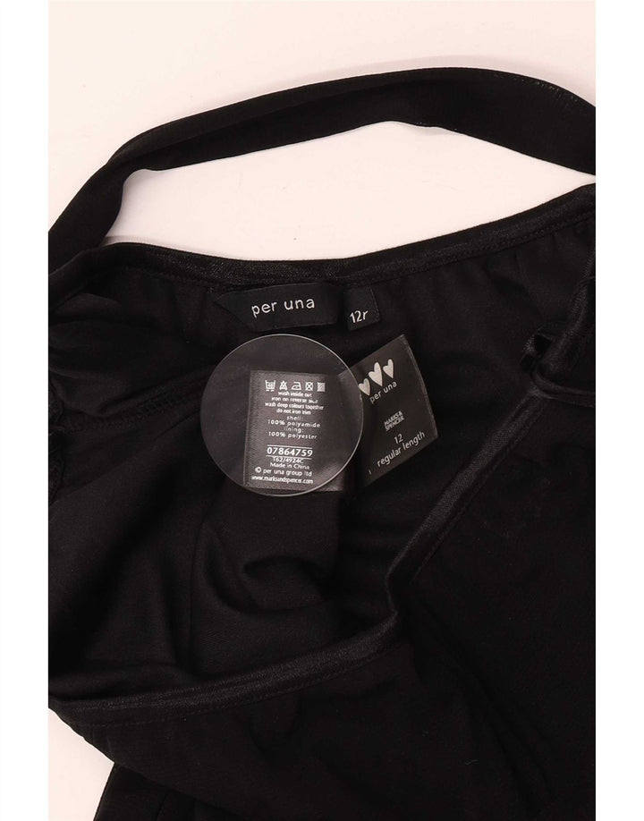 Per Una Falda larga regular para mujer UK 12 Medium W28 Poliamida negra