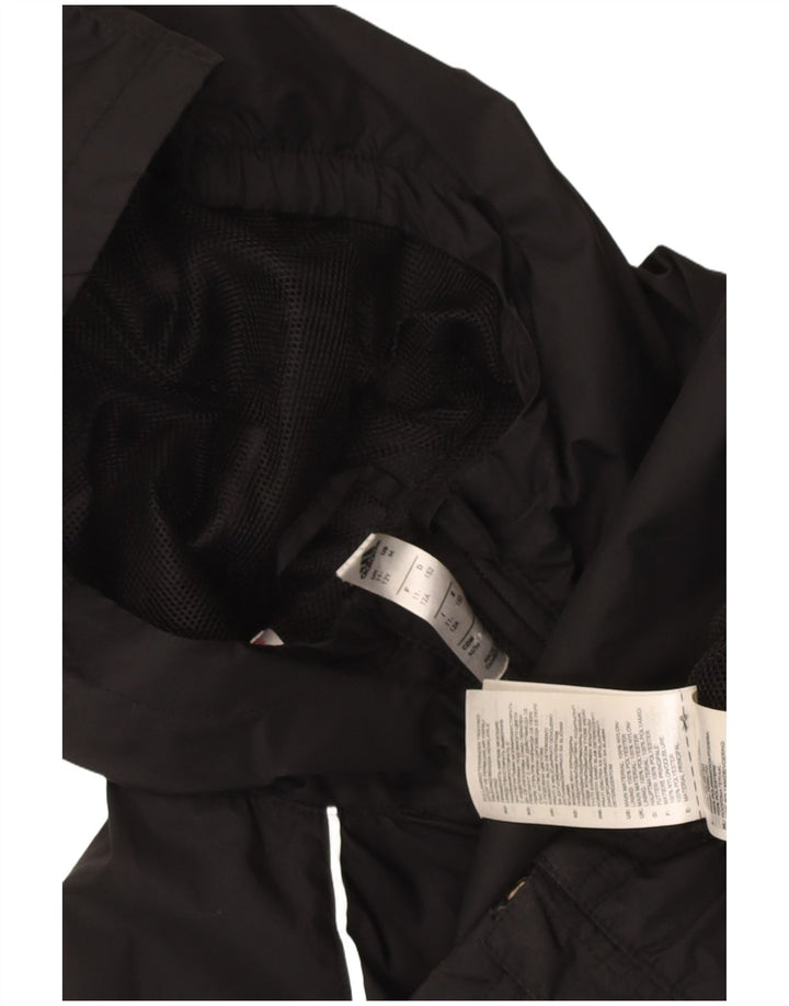 Adidas Chubasquero con capucha para niño 11-12 años Negro Poliéster