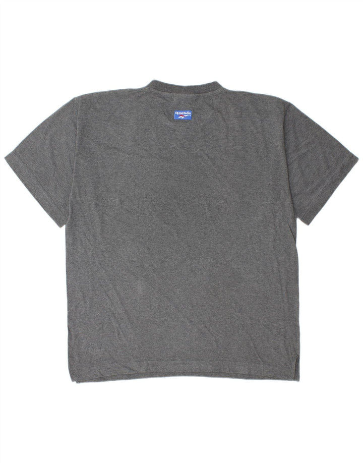 REEBOK Camiseta Hombre Top Grande Gris Algodón