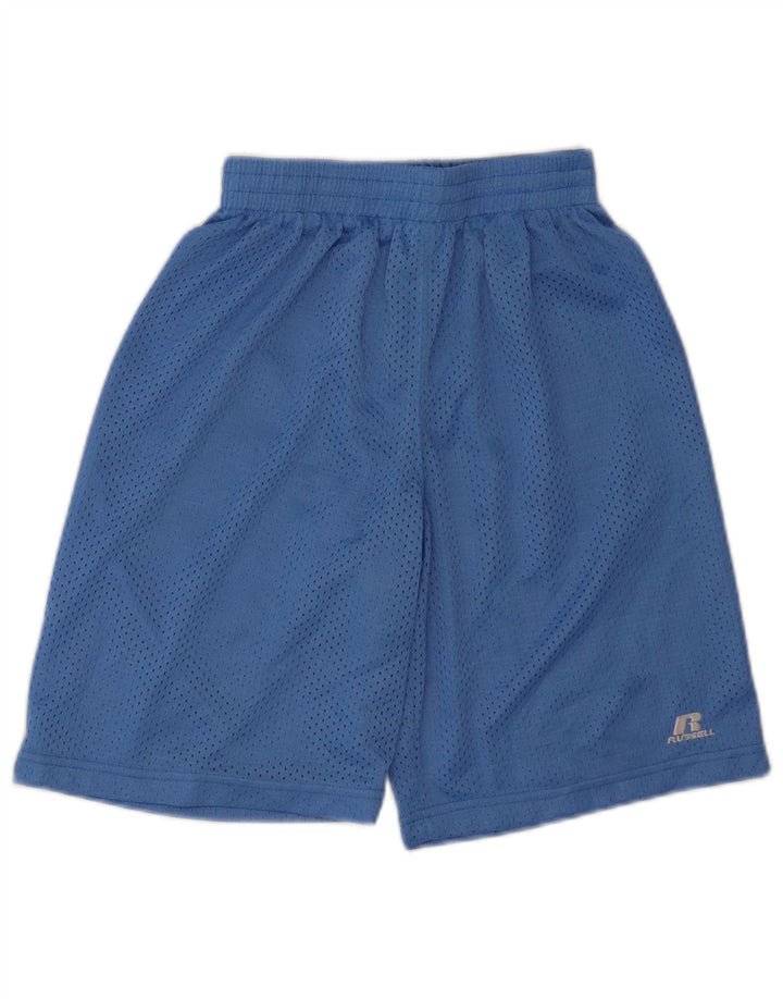 Russell Athletic Pantalones cortos deportivos para niño 10-11 años Azul Poliéster