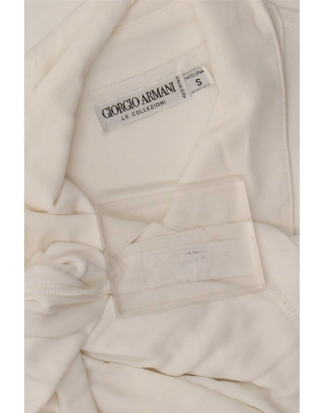 Camisa Giorgio Armani Hombre Small Viscosa Blanca