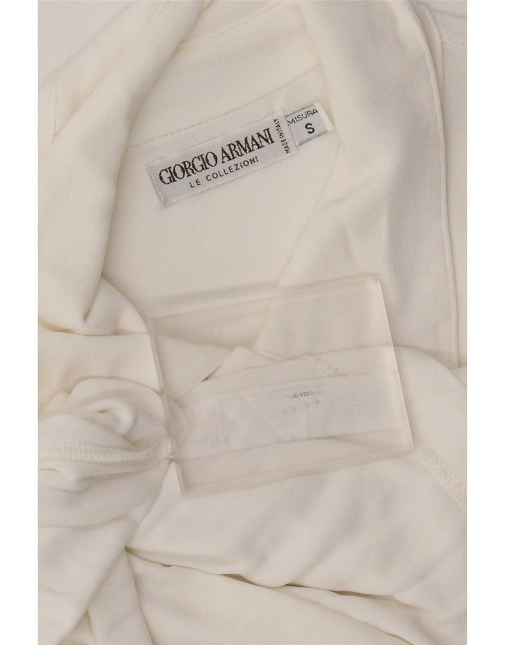 Camisa Giorgio Armani Hombre Small Viscosa Blanca