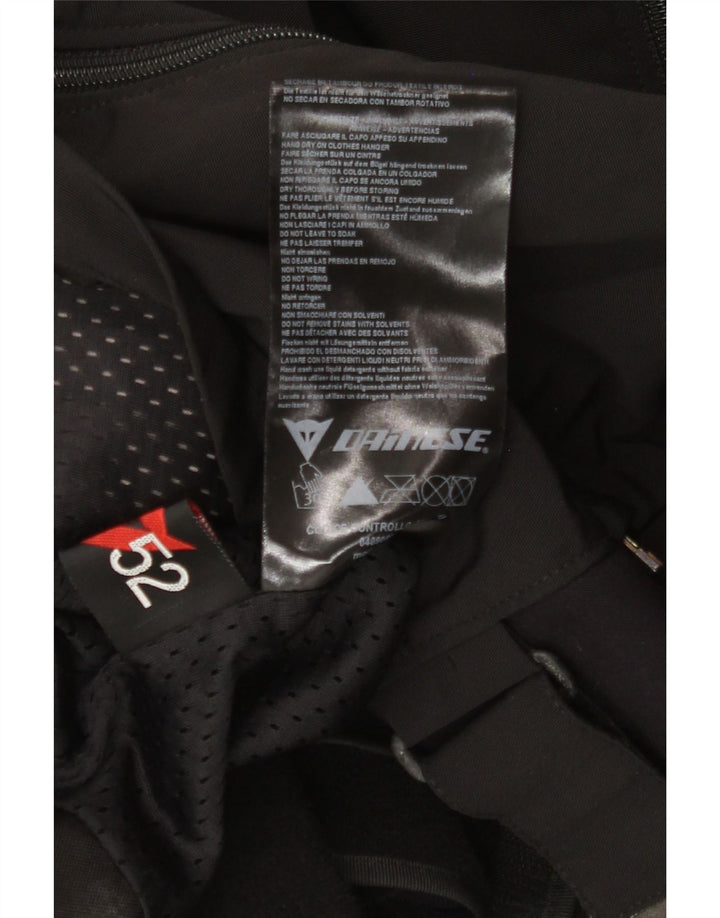 Chaqueta Dainese Racer para hombre Talla 52 Mediana Nylon color block negro