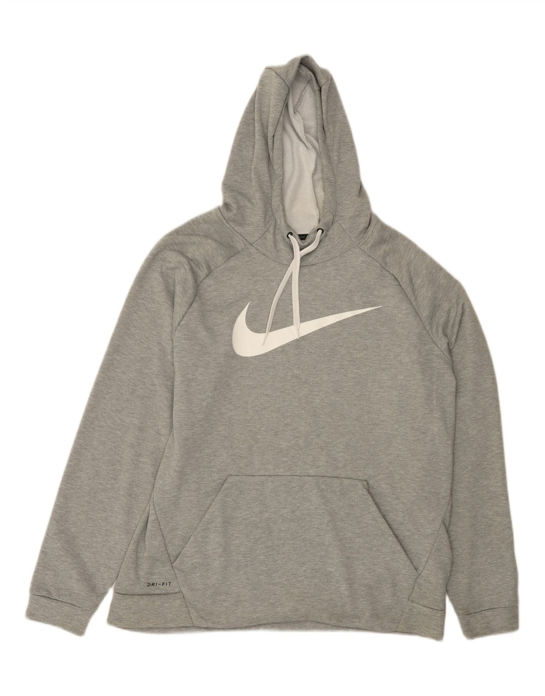 Nike - Sudadera con capucha para hombre, talla XL, poliéster moteado gris