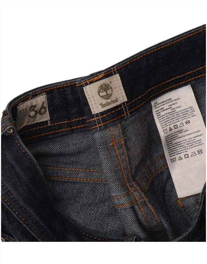 Timberland Vaqueros rectos para hombre W36 L31 Algodón azul marino