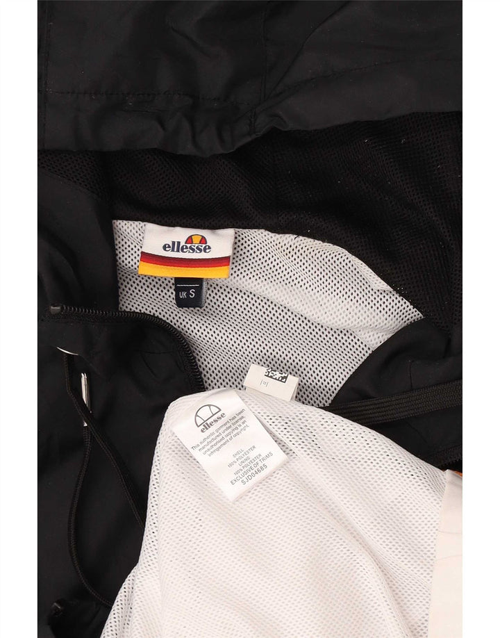 Ellesse Hombre Chaqueta De Chándal Con Capucha Y Gráfico Small Black Colorblock