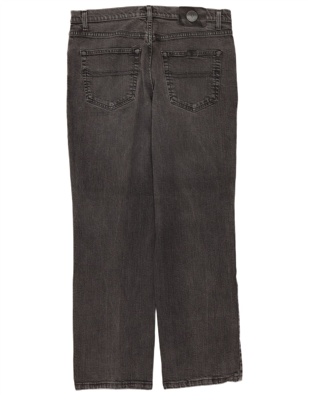 TRUSSARDI Vaqueros rectos para hombre W36 L29 Algodón gris