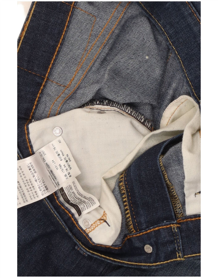 Vaqueros Levi's Mujer 513 Rectos W31 L34 Algodón Azul