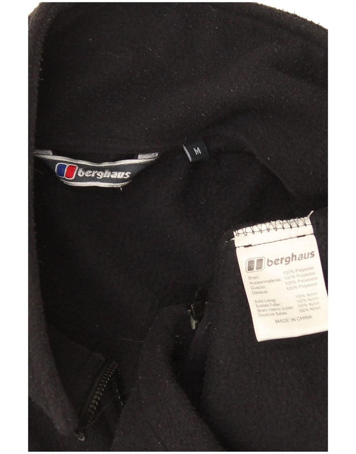 Berghaus Mens Liner Fleece Jacket UK 38 Medium Negro Poliéster