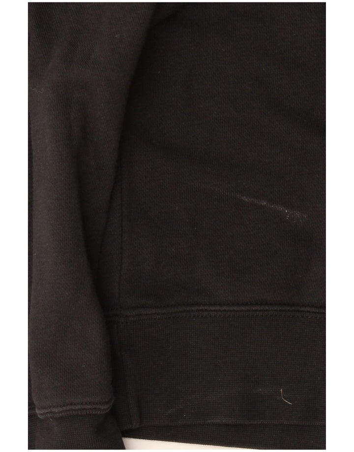 Nike - Sudadera extragrande para mujer, talla 10, talla pequeña, algodón negro