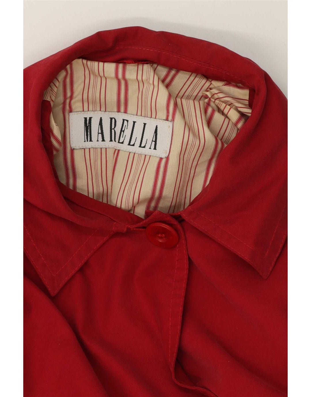 Marella Gabardina para Mujer UK 22 3XL Rojo