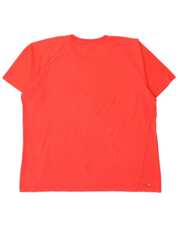 Adidas Mens Clima 365 Graphic Camiseta Top 2XL Rojo Algodón